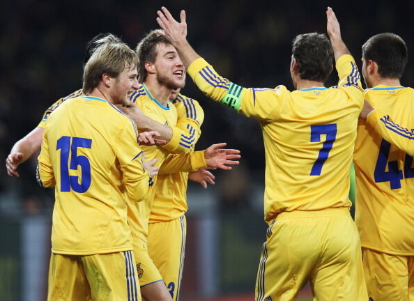 Украина - Германия. Эпическая битва на "Олимпийском". Фото