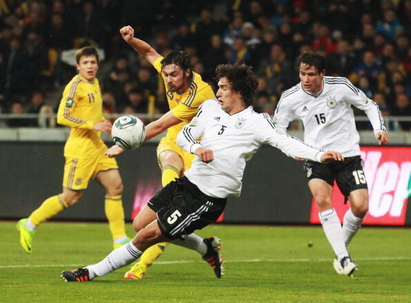 Украина - Германия. Эпическая битва на "Олимпийском". Фото