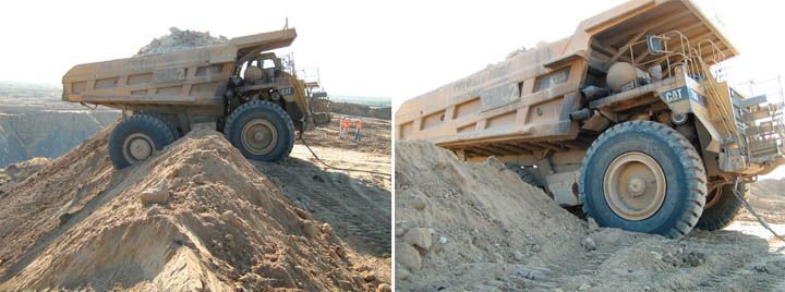 Самые зрелищные падения грузовиков. Фото