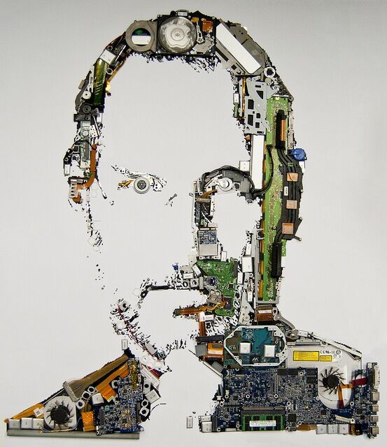 Создан портрет Стива Джобса из одних только слов