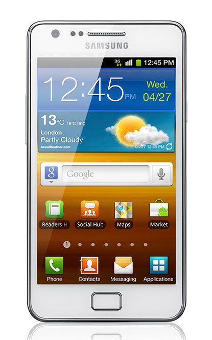 Samsung Galaxy S II в белом корпусе достался россиянам 