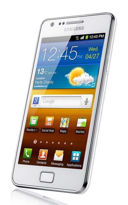 Samsung Galaxy S II в белом корпусе достался россиянам 
