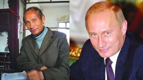 В Китае найден двойник Путина. Фото