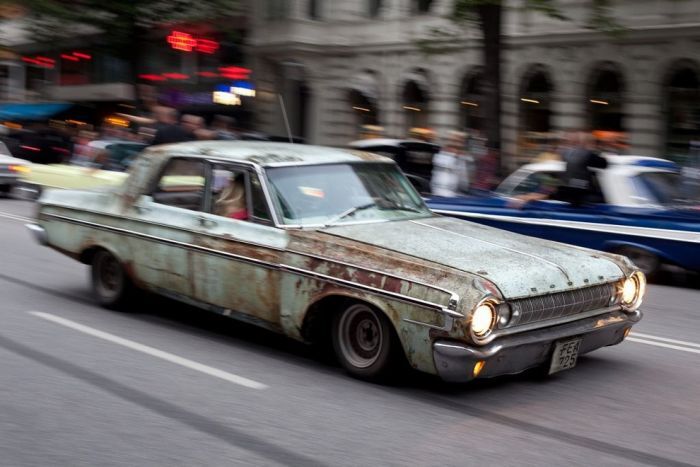 Ну очень американские машины. Фото