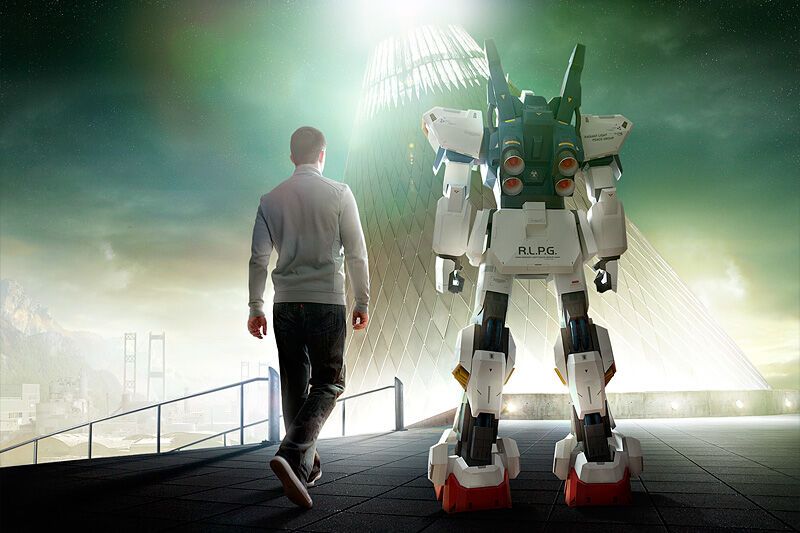 Невероятный бумажный робот. Фото