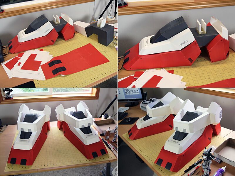 Невероятный бумажный робот. Фото