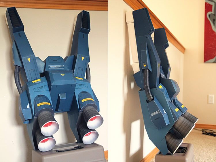 Невероятный бумажный робот. Фото