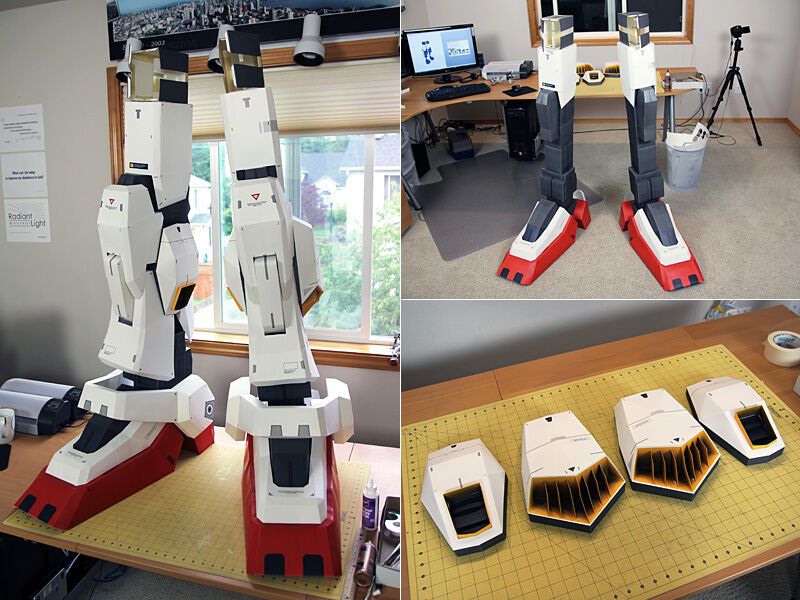 Невероятный бумажный робот. Фото