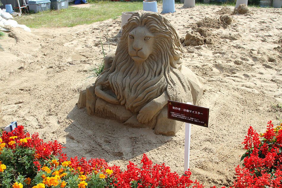 Музей песчаных скульптур в Японии