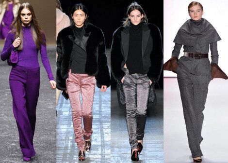 Модные брюки 2011-2012: разнообразие стилей. Фото
