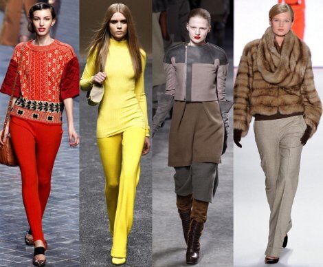 Модные брюки 2011-2012: разнообразие стилей. Фото