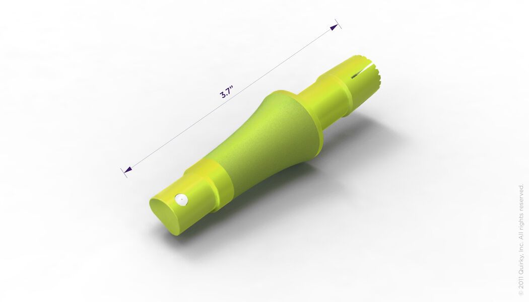 Создан необычный гаджет для выдавливания сока из лимона. Фото