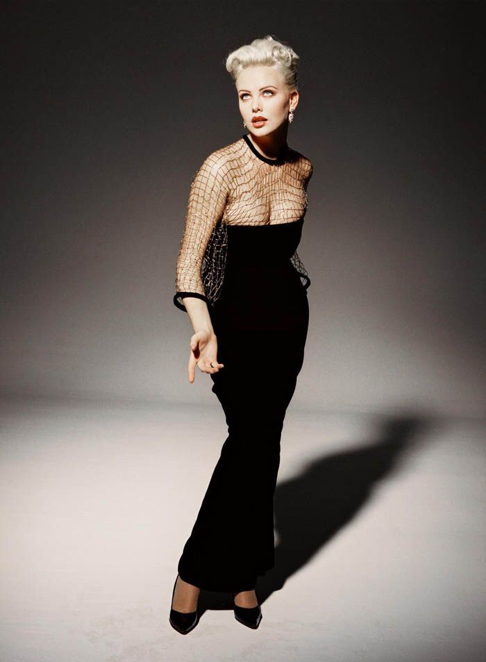 Шарлиз Терон в пухлые годы