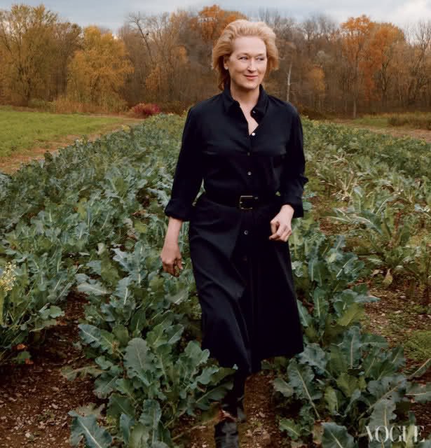 Фотосессия Мерил Стрип для Vogue 