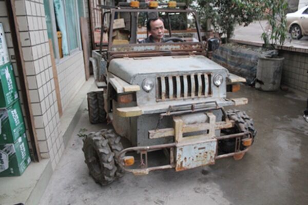 Китаец построил самодельный джип «Хаммер» за 630 долларов. Фото
