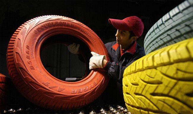 Китайцы запустят производство разноцветных автошин. Фото 
