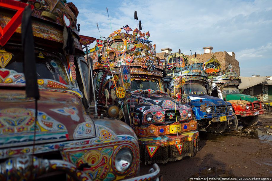 Сумасшедший тюнинг для грузовиков и автобусов. Фото 