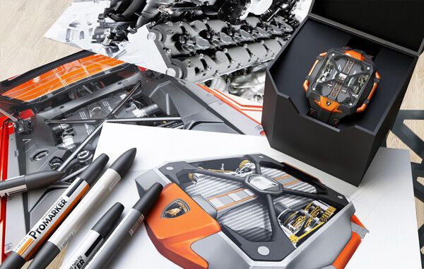 Созданы крутые часы для владельцев Lamborghini Aventador. Фото