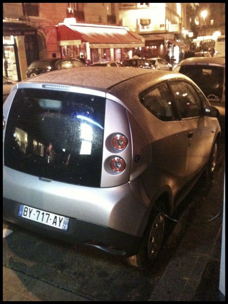 Париж перешел на электромобили. Фото, Видео 