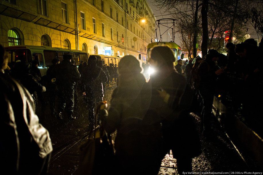 Акция оппозиции против несправедливых выборов