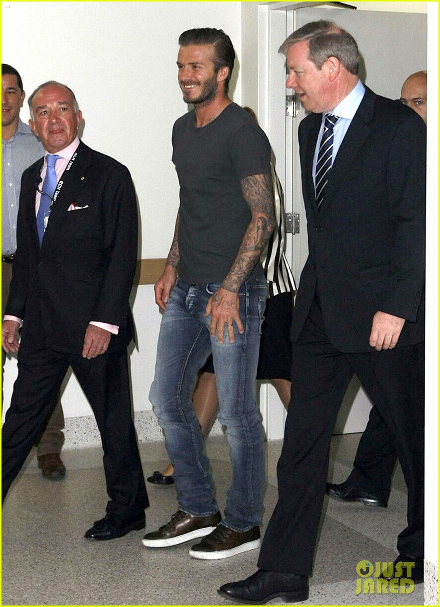 Бекхэм навестил детей в больнице