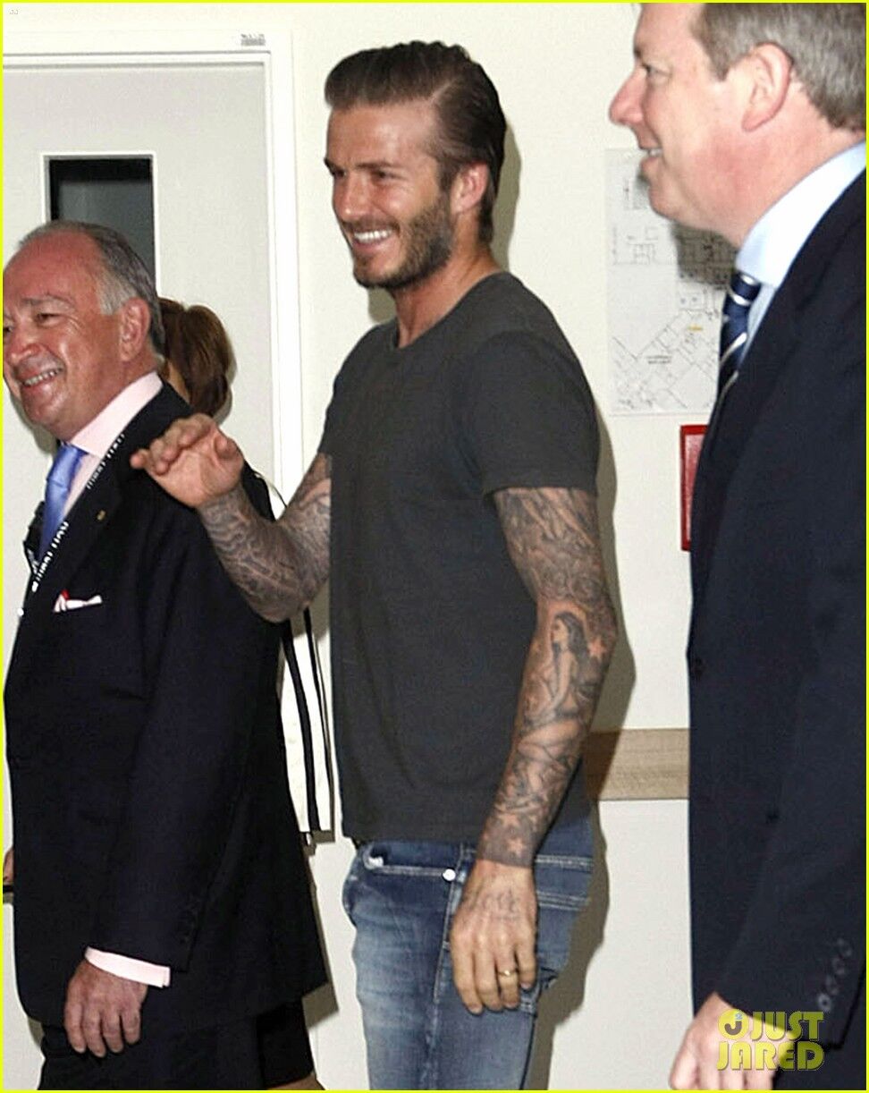 Бекхэм навестил детей в больнице