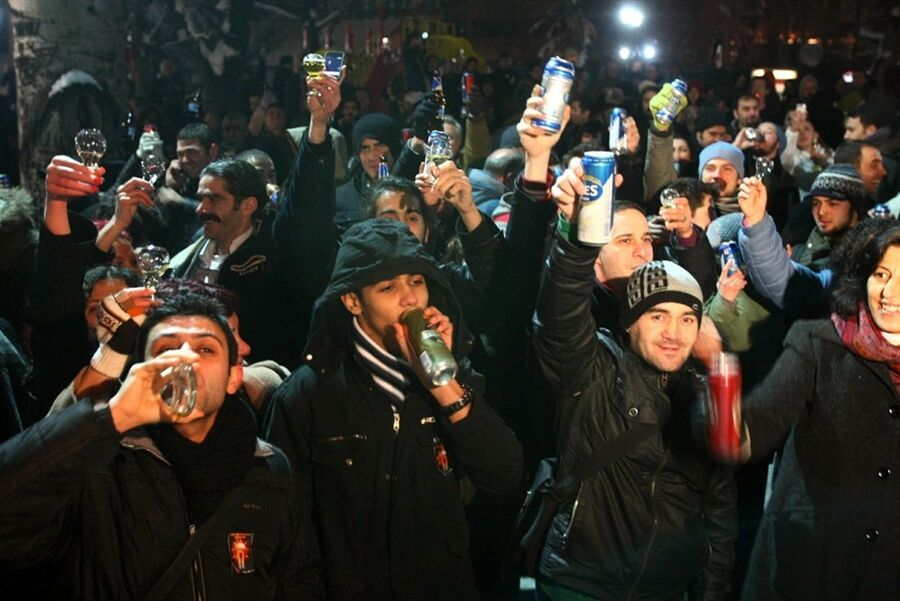 Алкогольний флешмоб в турецькій столиці