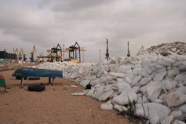 В Азовском море появились айсберги. ФОТО