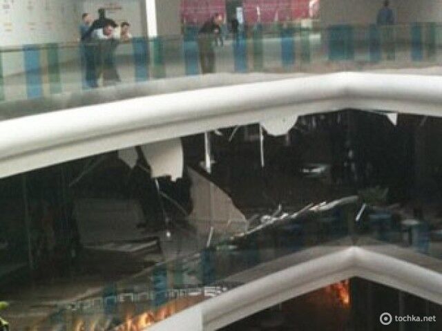 В торговом комплексе Киева обвалился потолок