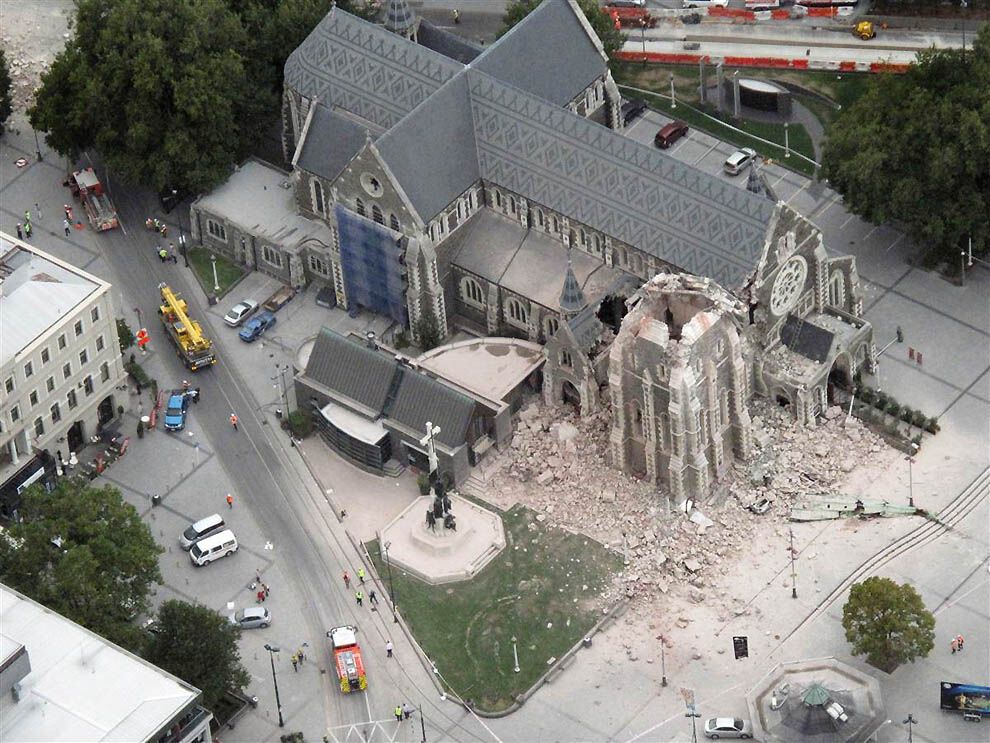 Мощное землетрясение в Новой Зеландии