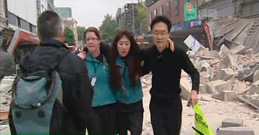 Мощное землетрясение в Новой Зеландии