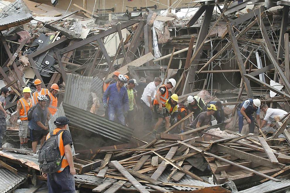 Мощное землетрясение в Новой Зеландии