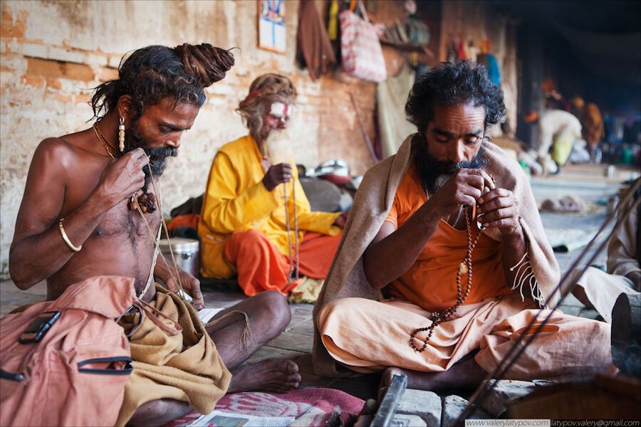 Садху в Непалі