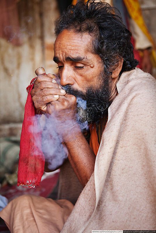 Садху в Непалі