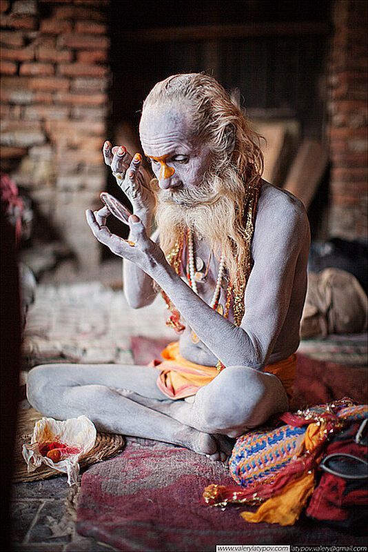 Садху в Непалі
