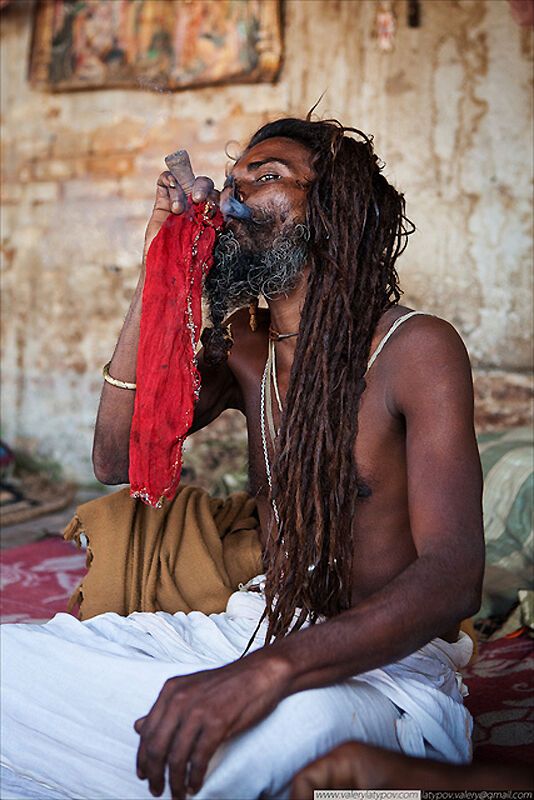 Садху в Непалі