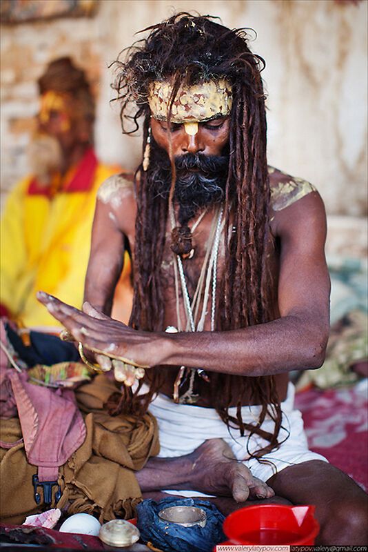 Садху в Непалі