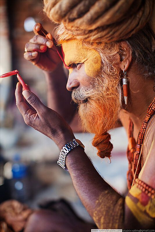 Садху в Непалі