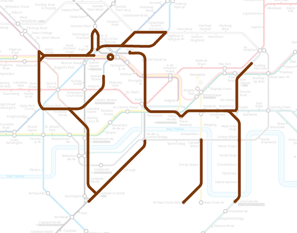 Тварини в лондонському метро