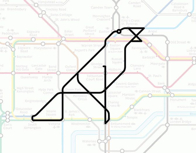 Тварини в лондонському метро