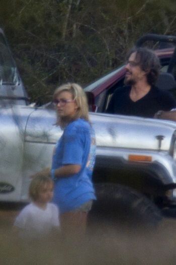 Бритни Спирс с семьей на рыбалке