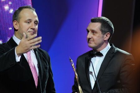 Ален Делон раздал награды на "Телезвезде"