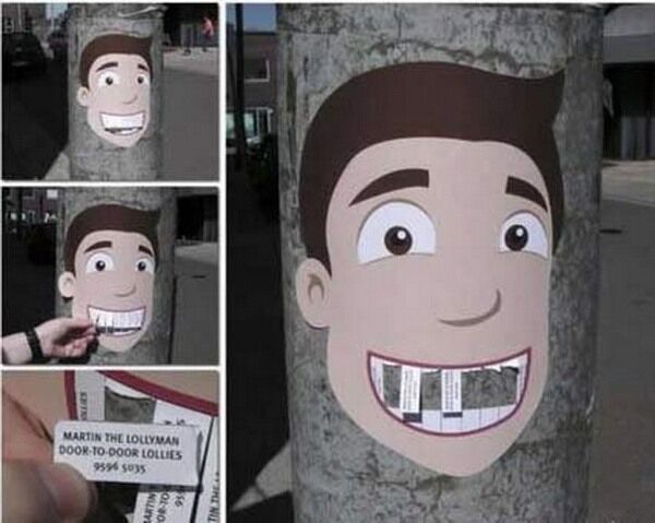 Необычная наружная реклама. Фото