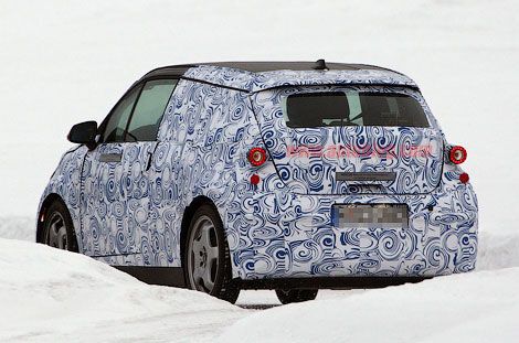 Прототип BMW – электрокар i3 выехал на тесты