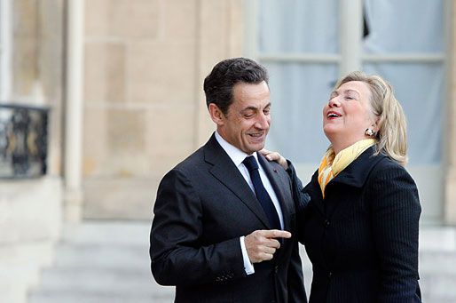Николя Саркози обаял Хиллари Клинтон
