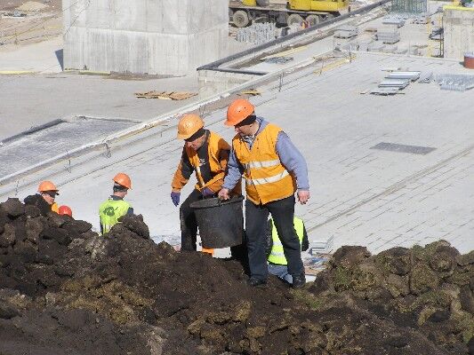 Як Янукович на стадіон дивився
