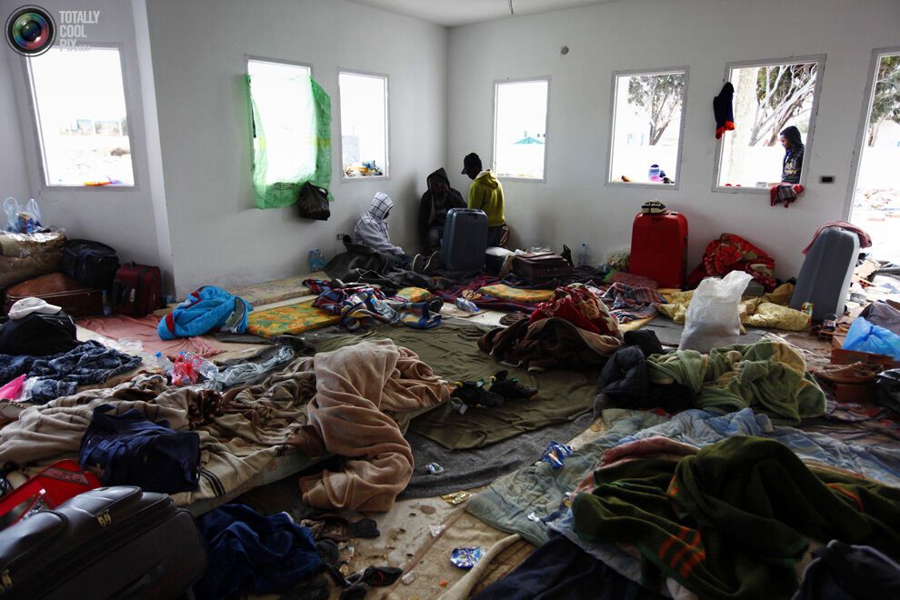 Беженцы из Ливии пребывают в плачевном положении