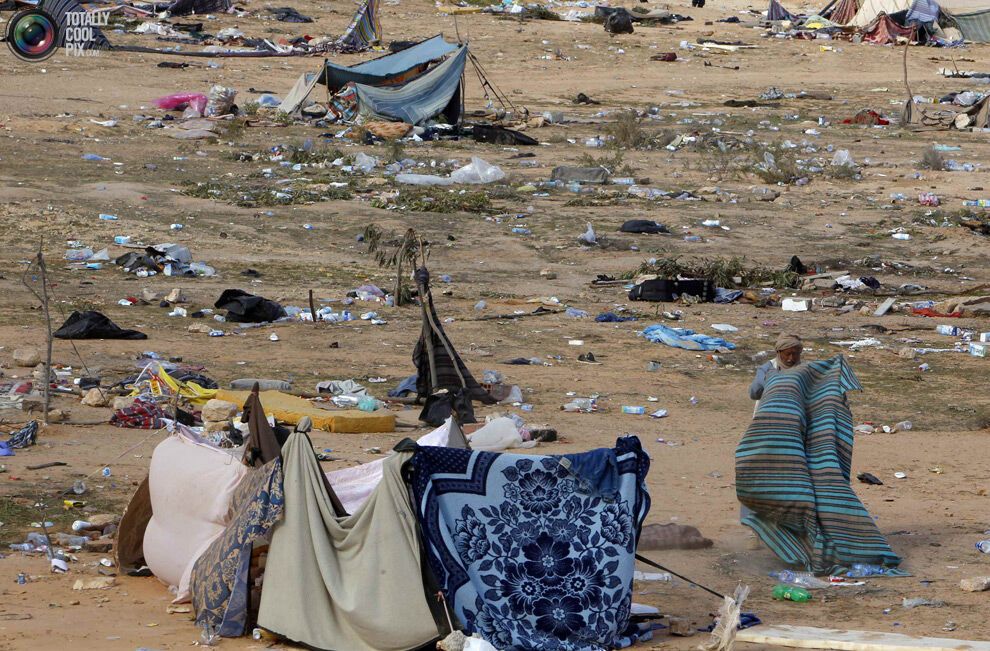 Беженцы из Ливии пребывают в плачевном положении