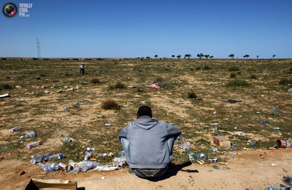 Беженцы из Ливии пребывают в плачевном положении