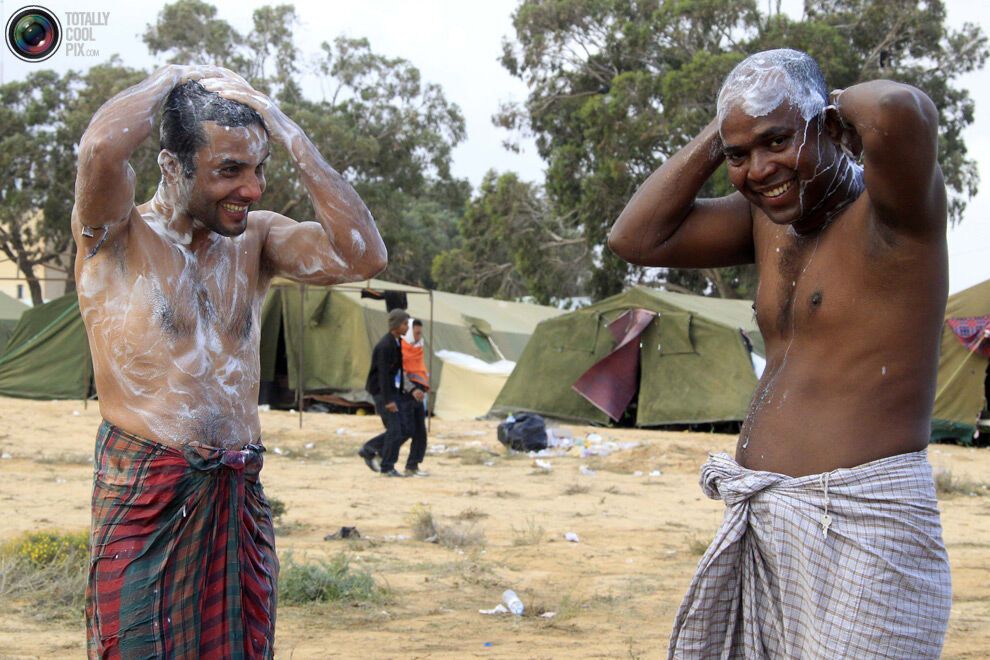 Беженцы из Ливии пребывают в плачевном положении